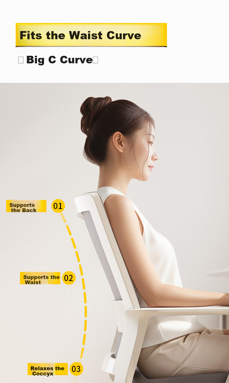 SGMW Computer Chair, Home Office Chair, Ergonomic Chair with Backrest, Swivel Chair, Executive Chair, Gaming Chair 4