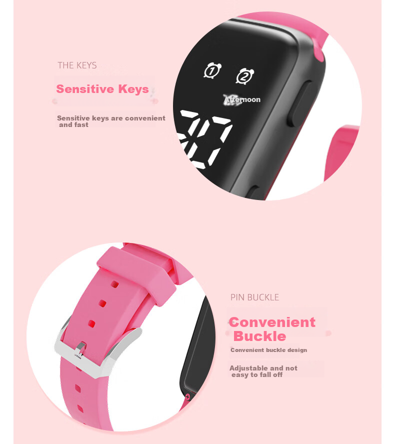 GEORGCOUNT Unisex Teenage Waterproof Luminous 2025 New Sports Electronic Watch for Boys Children 15