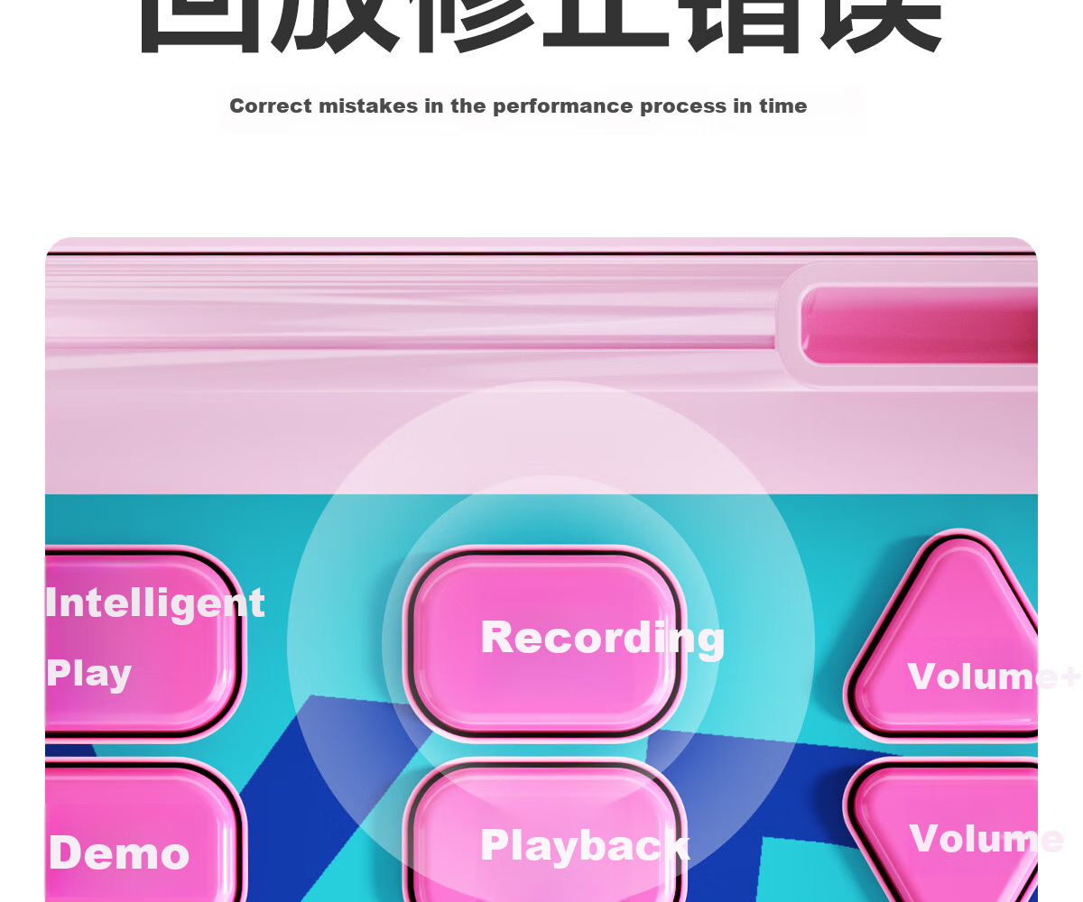 Xinge Electronic Keyboard Children's Piano 3-10 Gift Musical Instrument Playable for Beginners with Microphone for Singing 5