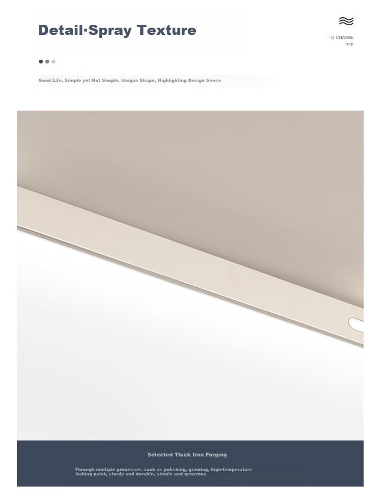 MICOE Full-Spectrum Eye-Protecting LED Ceiling Light, High Color Rendering Living Room Lamp, Modern Minimalist Lighting Fixture, Baiyu Series 10