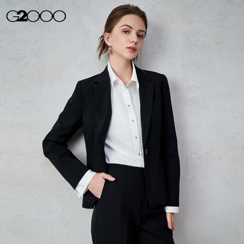 G2000 Women's 2025 Autumn Winter Business Commuter Slim Fit Tailored Blazer Comfortable and Crisp Mall Same Style