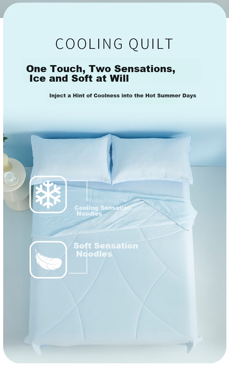 Hengyuanxiang Summer Cooling Quilt, Class A Antibacterial Knitted Washable Air Conditioning Quilt, Lightweight Summer Blanket, Songqu 200*230cm, 2.8 Ji 3