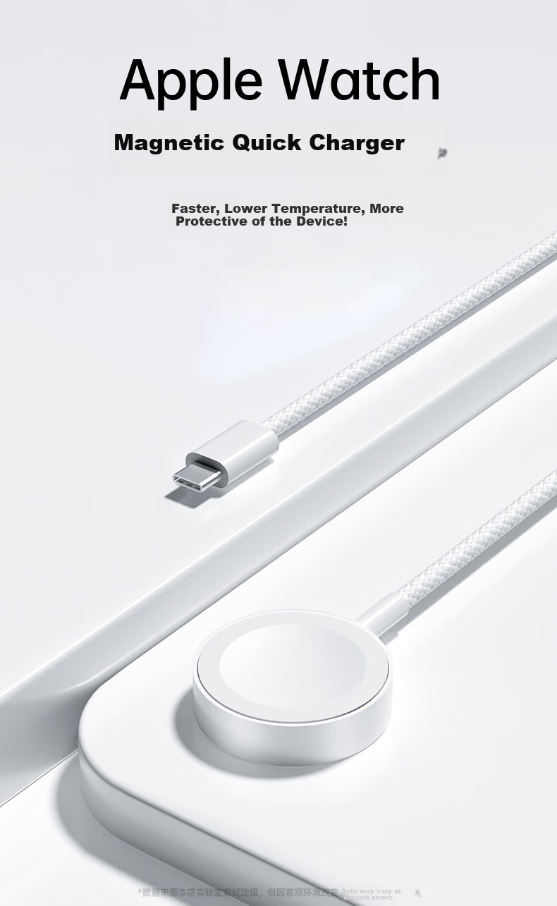 KOVOL [5W Fast Charging Set] Compatible with Apple Watch Charger, Wireless Magnetic Charging Dock, MagSafe Fast Charging Cable, Apple IWatch Series 12/11/10/9/8/Ultra 1