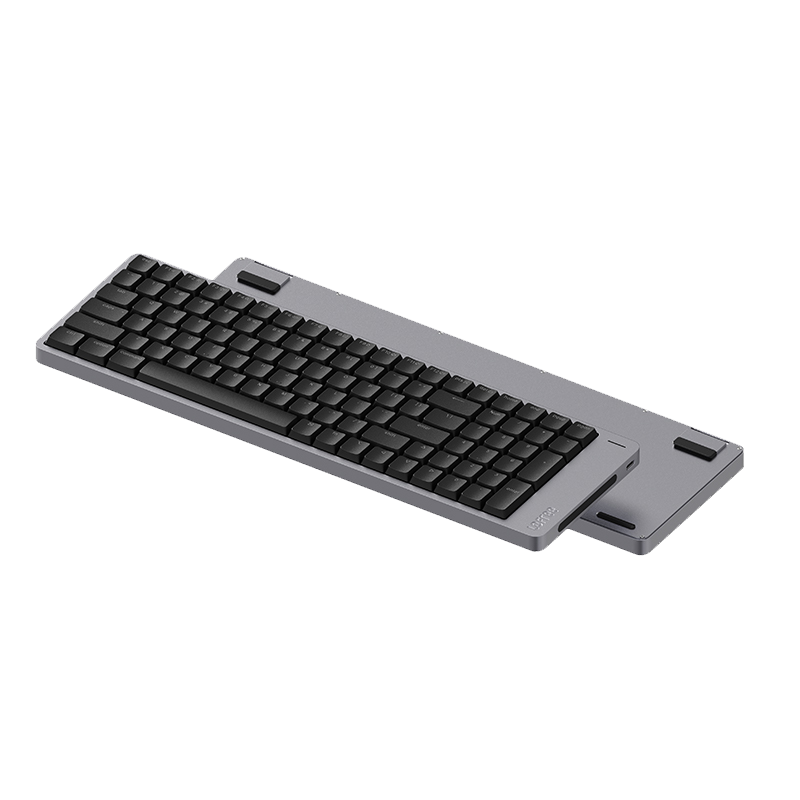 Lofree FLOW2 Low Profile 100-Key Mechanical Keyboard Aluminum Wireless Bluetooth Laptop Office Deep Space Cloud Pulse
