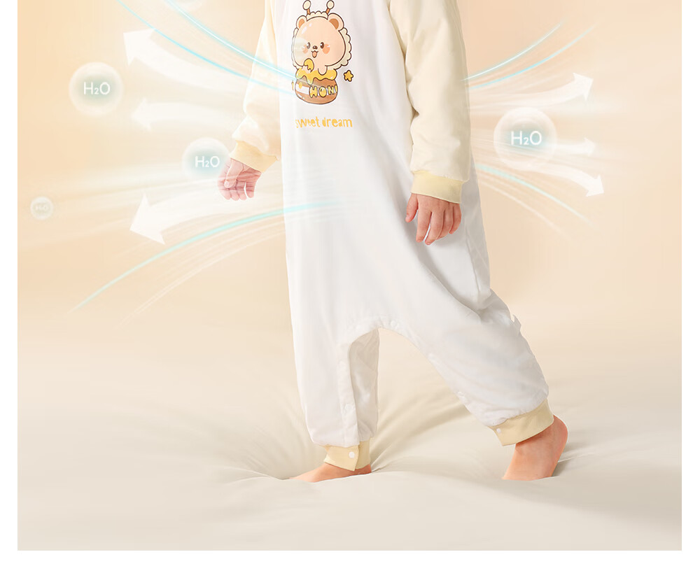Betis Children's Pajamas Autumn Winter New Baby Pure Cotton Stomach Protection Boys Girls Quilted Homewear Jumpsuit Set 21