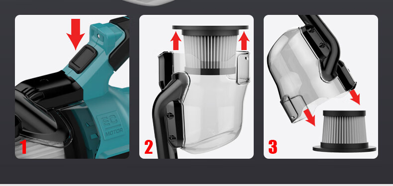 Milade Wireless Vacuum Cleaner Lithium Battery Industrial Commercial Portable Outdoor Handheld Car High Power Strong Suction 30