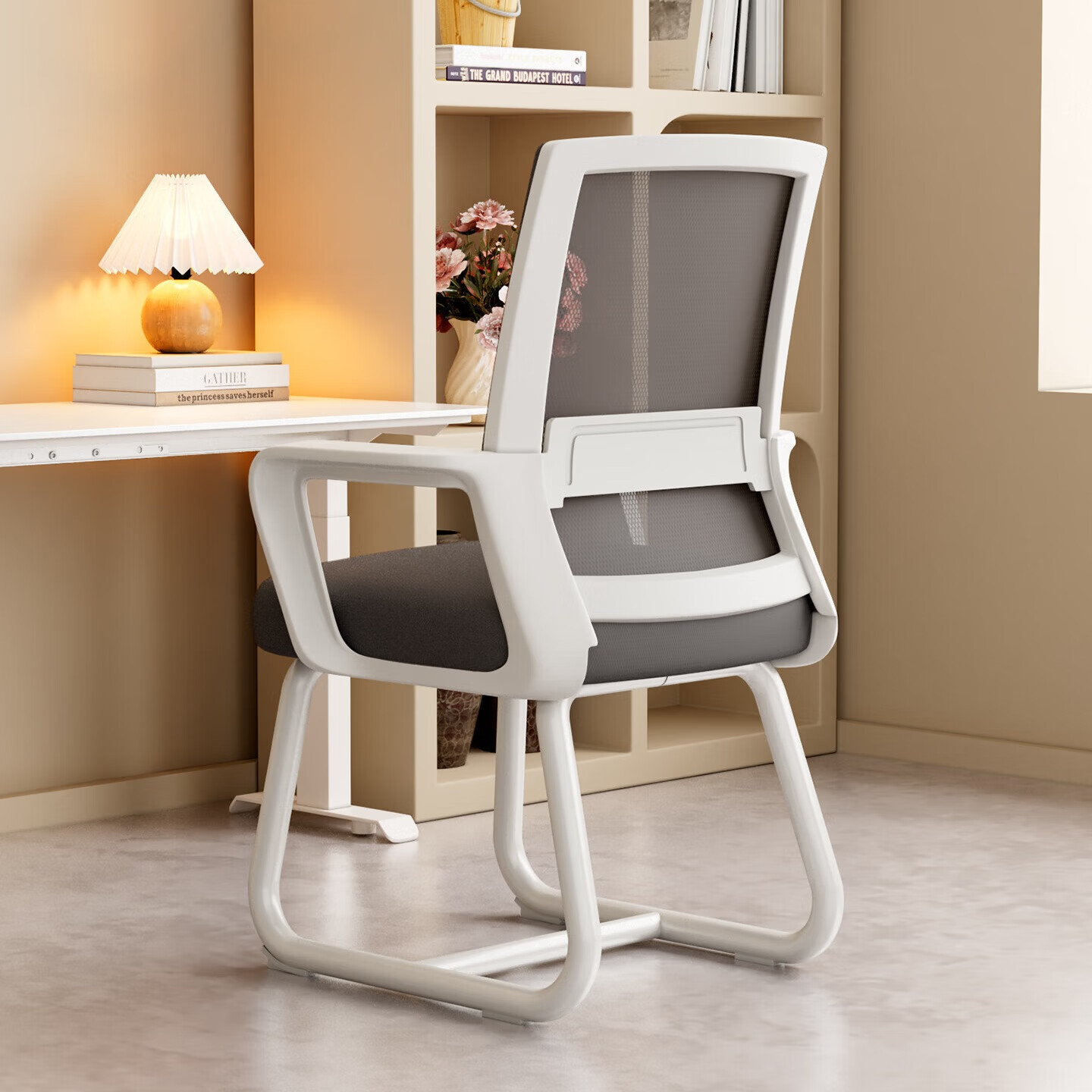 SGMW Computer Chair Conference Office Chair Home Student Study Chair Dormitory Backrest Bow-shaped Ergonomic Chair