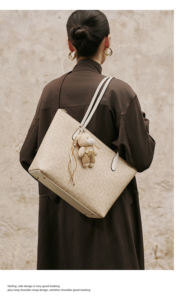 Aokang Women's Trendy Fashion Chic Tote Bag Versatile Large Capacity Shoulder Bag Birthday New Year Gift for Girlfriend Wife 5