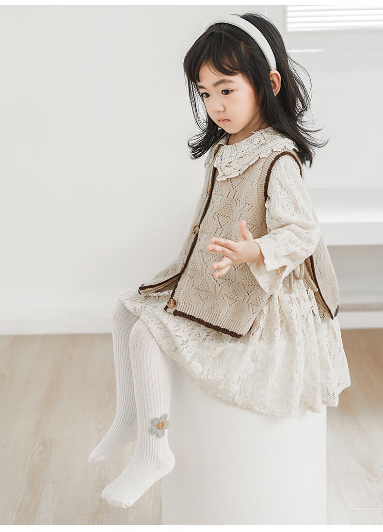 LangSha Baby Leggings for Spring And Autumn, Cotton Socks, Big PP Children's Outdoor Thin Style, Baby Onesie Stylish Girls' Tights 13