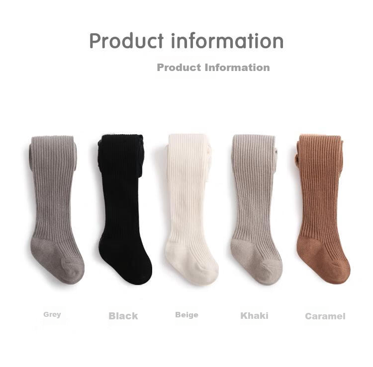 Five Cotton Flowers Girls' Leggings Spring and Autumn Children's Tights Baby Baby Outside Wearing Tights White Korean Version Long Socks 2