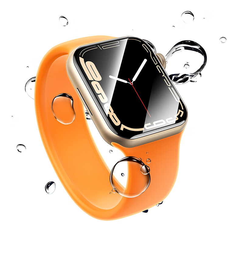 UGREEN Compatible with Apple Watch Screen Protector for SE3/SE2/S9/S8, Universal Fit for Apple IWatch 7/6/5/4, Protective Film for 45/44mm, Anti-Scratch, Anti-Fingerprint, Hydrogel Soft Film, Not Tempered Glass 21