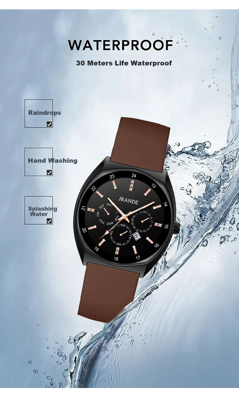 Gelangdi Student Watch Unisex Exam Silent Luminous Mechanical Quartz Wristwatch Civil Servant Valentine's Day Gift 5