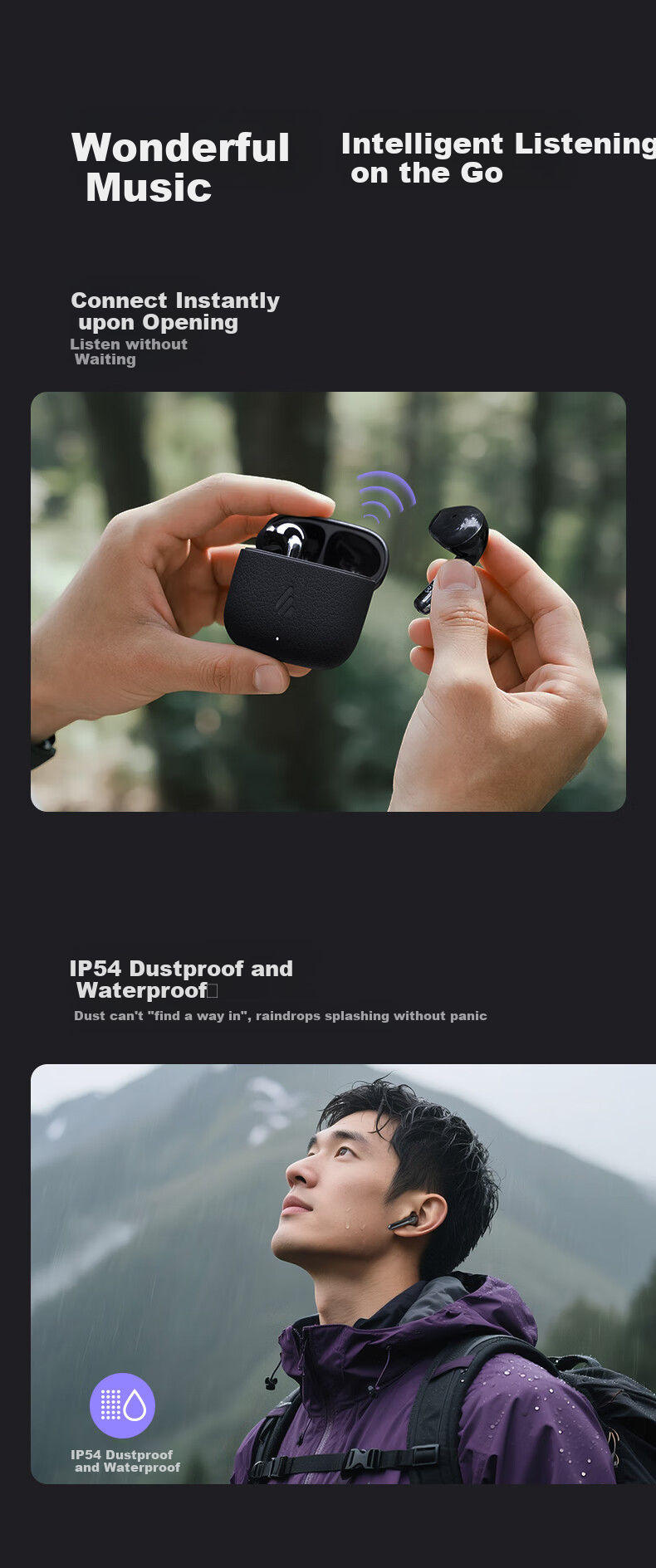 EDIFIER New Product Lolli Air True Wireless Bluetooth Earphones, Spatial Audio, Translation Headphones, Translation Device, Compatible with Apple Huawei Xiaomi Phones, Ice Purple, Graduation Gift 14