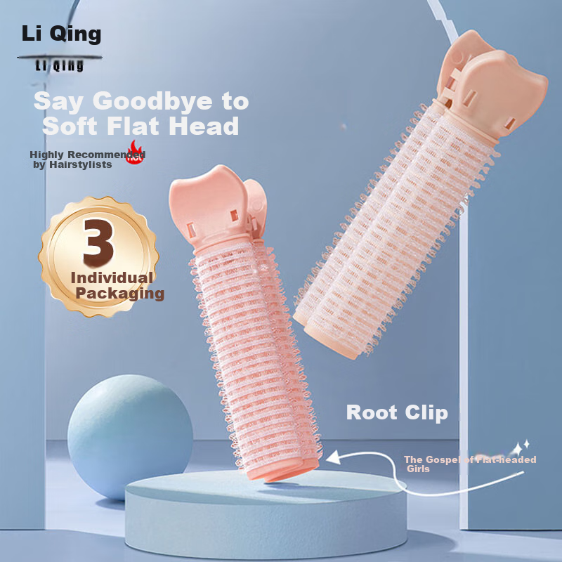 Liqing Autumn And Winter Three-Generation Root Volumizing Clip-In Hair Curler [3 Pieces], High Crown Shaping Hair Clip, Bangs Curler