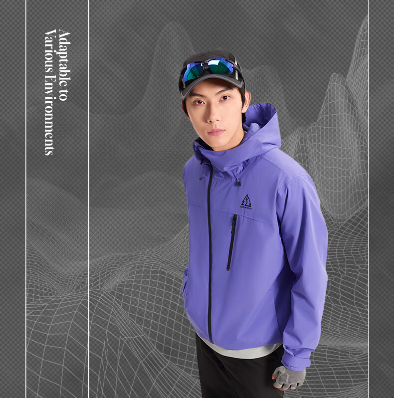 361° Unisex Softshell Jacket Autumn Winter Outdoor Sports Water-Repellent Windproof Hiking Coat 632533614-2 2