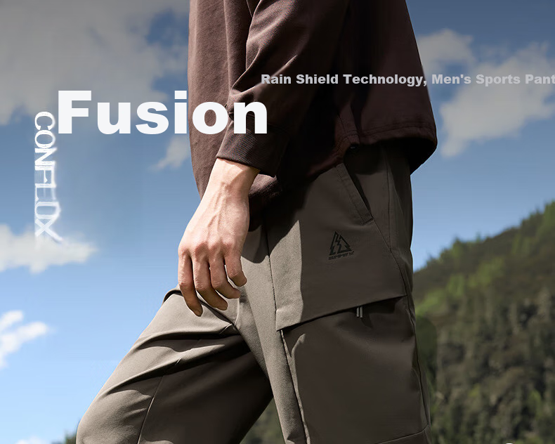 361° Men's Pants, Spring And Summer New Style, Rain-Proof Sports Outdoor Hiking Cargo Straight Loose Trousers, 652533705-2 1