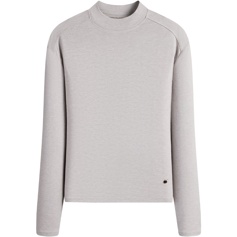 Navigare Small Sailboat Solid Slim Fit Base Shirt Spring Autumn Women's Long Sleeve T-Shirt Versatile Lightweight Top 2335055502