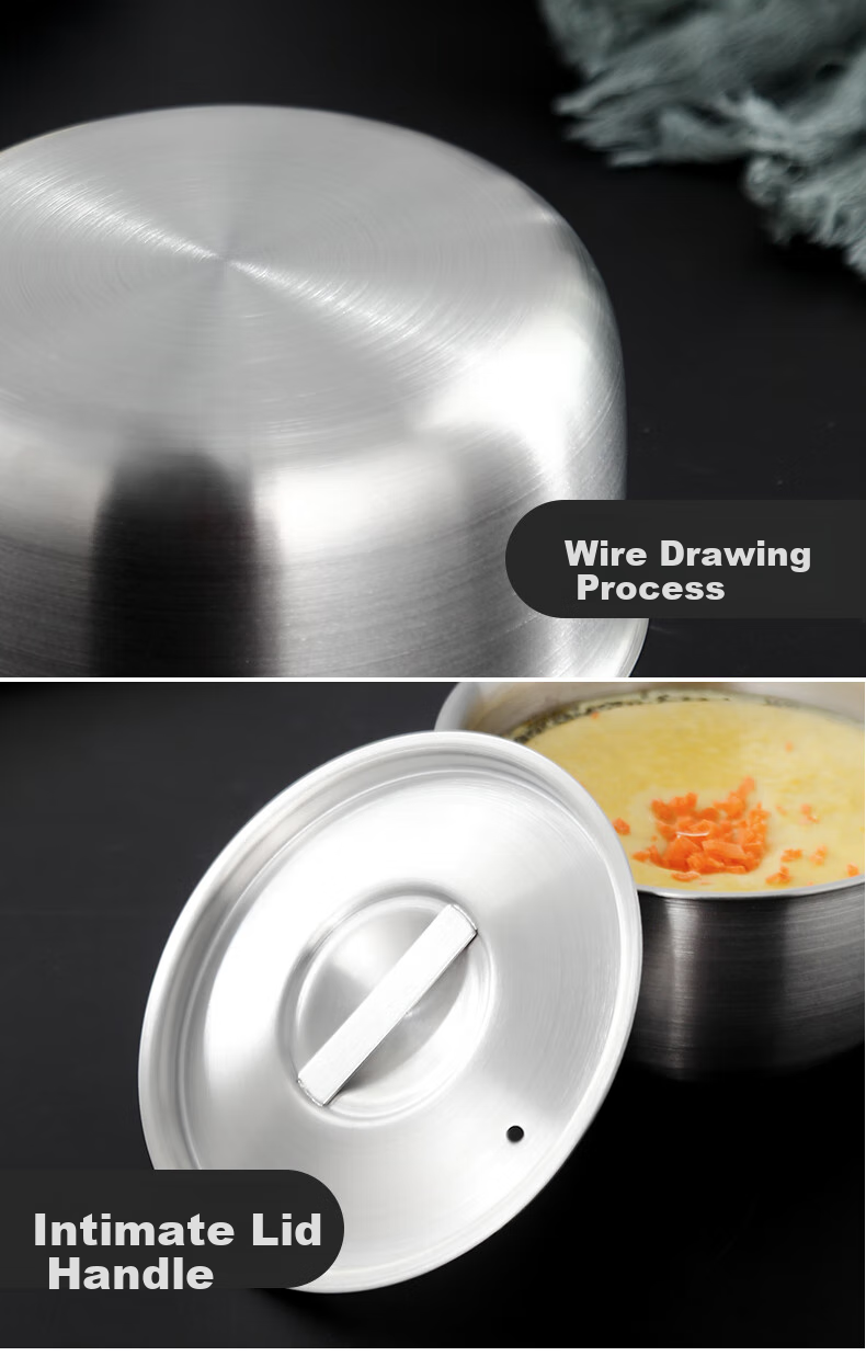 Onlycook Household Steamed Egg Bowl, Food-Grade 304 Stainless Steel Steaming Bowl, Flat-Bottom Steamed Egg Special Cup, Stew Cup, Steaming Cup - 16cm 1