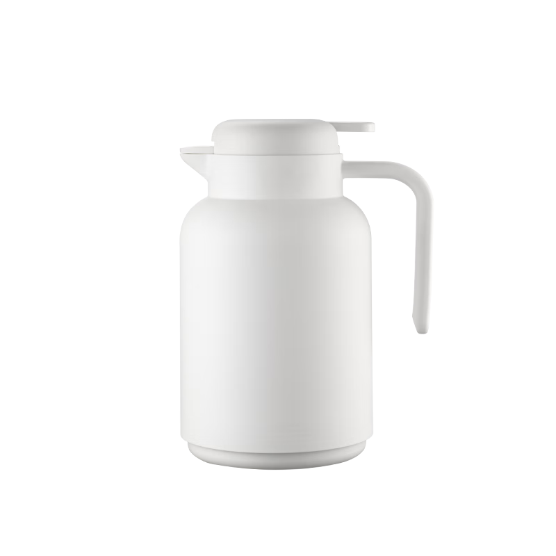 JD Original Small Warm Water Bottle [Chidan] Large Capacity Glass Thermos for Home, Office, Dormitory, 1.5L