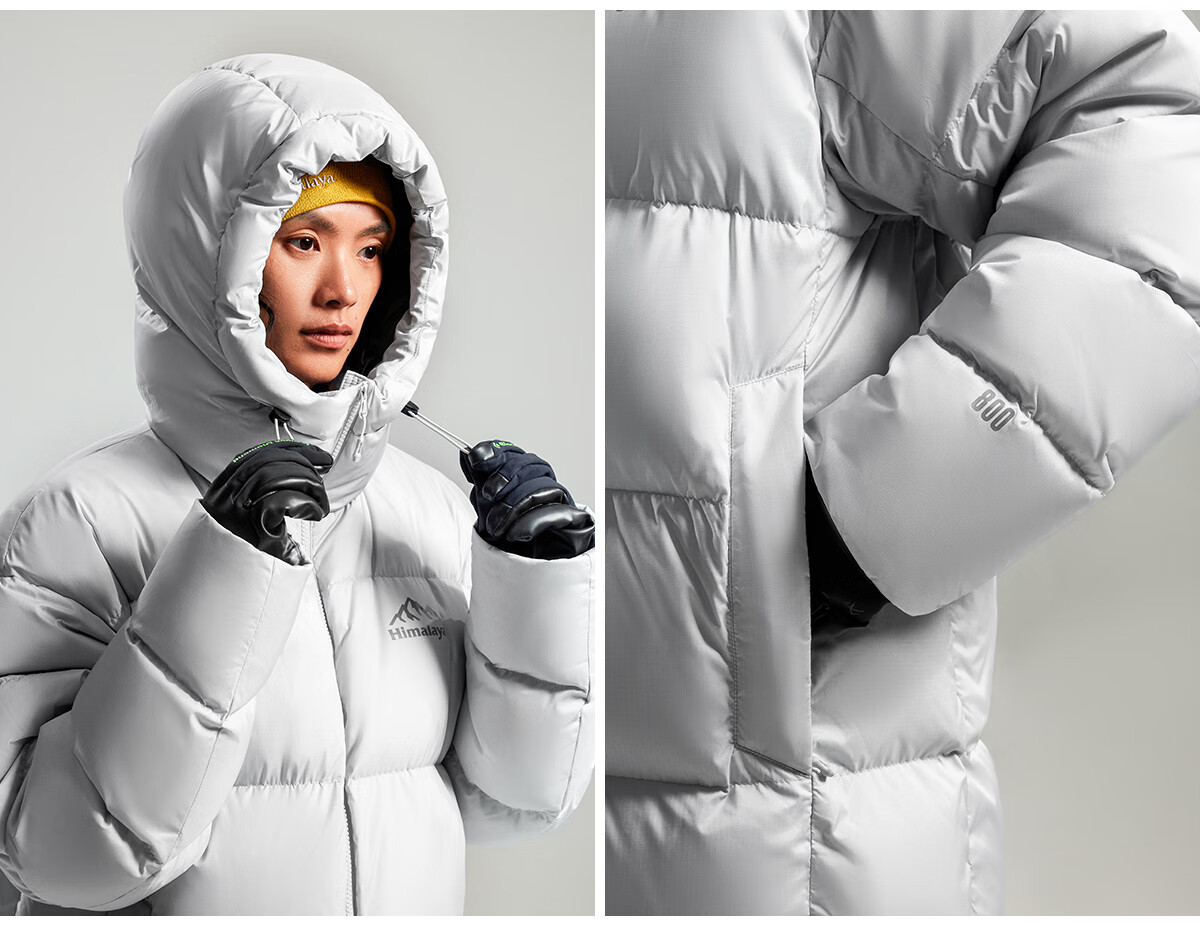 Himalaya Antarctic Luo Goose Down Jacket 800 Fill Power 95% Down -20°C Hiking Waterproof Windproof Cold-Resistant Autumn Winter Down Coat 2
