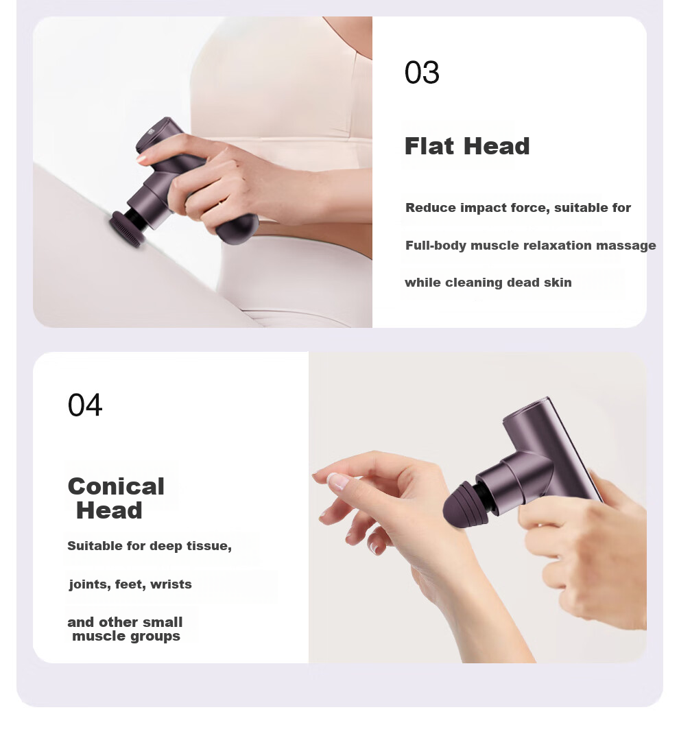 PROIRON Puli'ai Mini Professional Portable Massage Gun for Fascia, Muscle And Body Massage, Gift Box for Girlfriend Or Wife, Little Monster Purple 13