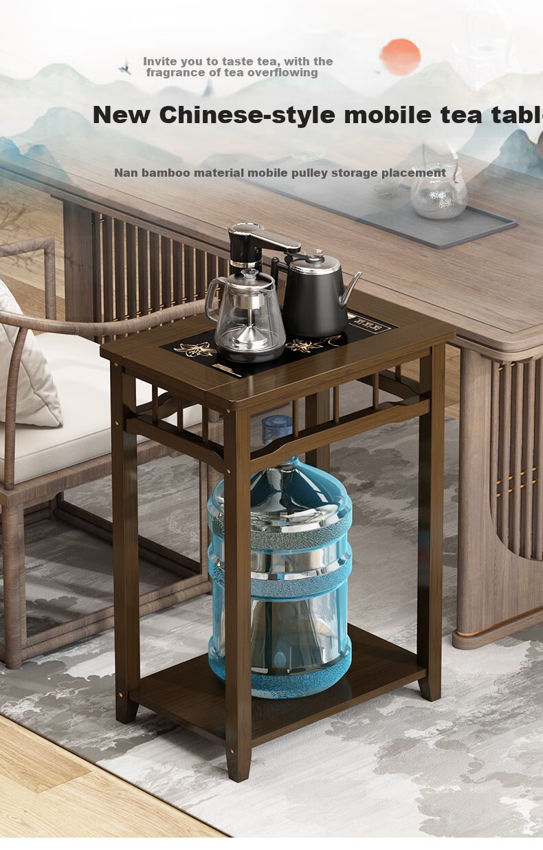 Taomengju Tea Rack, Small Home Tea Table, Multifunctional Tea Pot And Kettle Integrated Stand, Modern Coffee Table Storage Shelf, Small Tea Table 1
