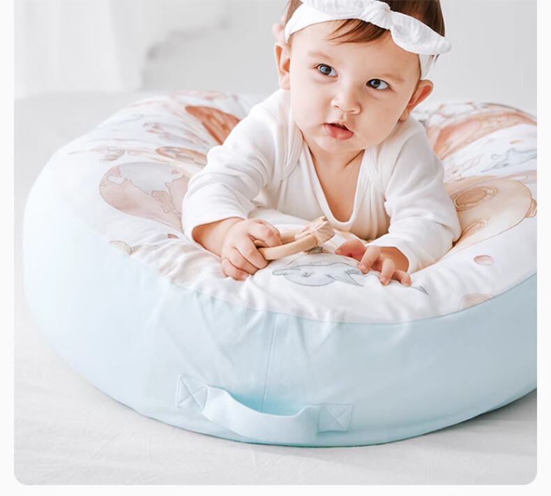 BUBBLE TREE [0-2 Years Old] Newborn Baby Extra Large Spine Support Inclined Pillow, Anti-Reflux And Gas Relief, Baby Feeding And Sleeping Aid 2