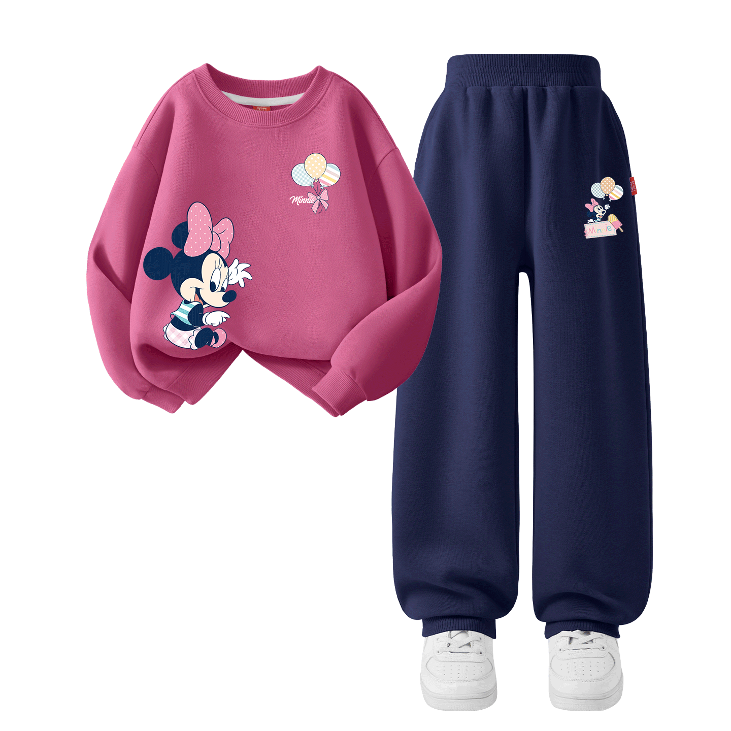 Disney Kids Cartoon Cute Girls' Outfit 2026 Spring New Fashion Versatile Children's Autumn Sportswear