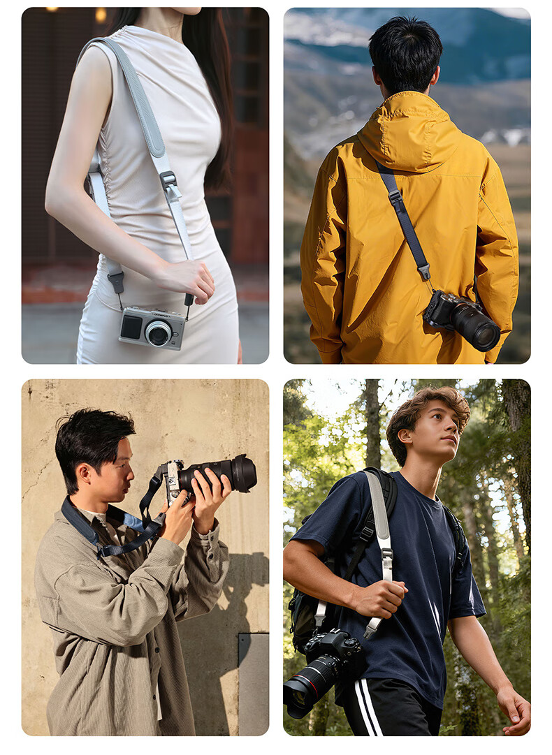 Ulanzi CSS2 Camera Shoulder Strap U-Snap Quick Release Camera Strap Crossbody Shoulder Strap Compatible with Sony Canon Fuji XT30 Nikon Z5 Accessories Lanyard 1