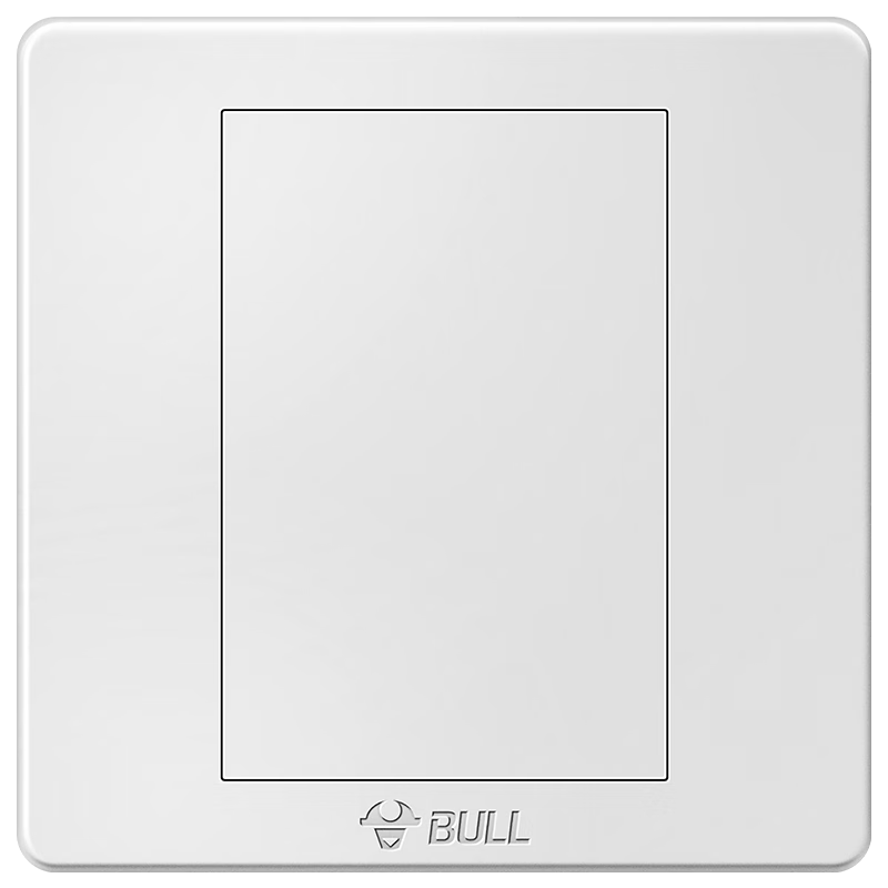 BULL Blank Panel, G07 Series, Splash-Proof Box Panel Whiteboard, 86-Type Panel G07B101, Ivory White, Concealed Installatio