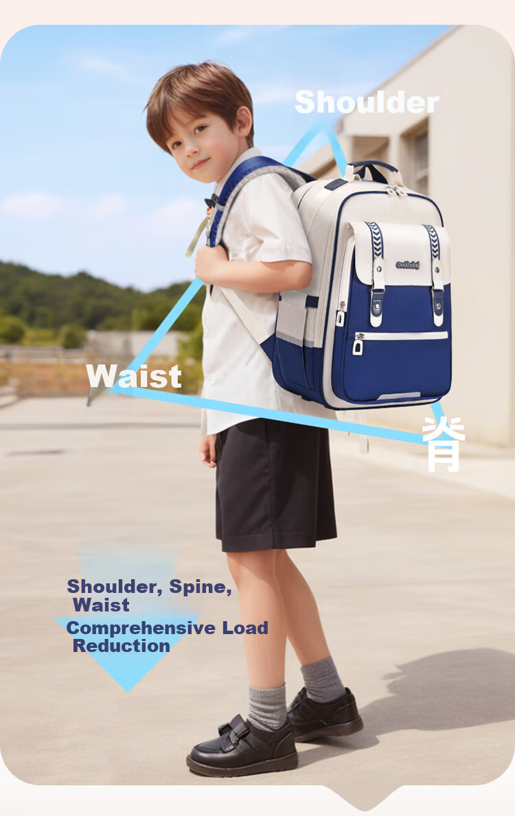 COOLBABY Schoolbag for Primary School Boys And Girls Grades 1-3 Children's Spine-Protecting Shoulder-Protecting Stylish Backpack 6
