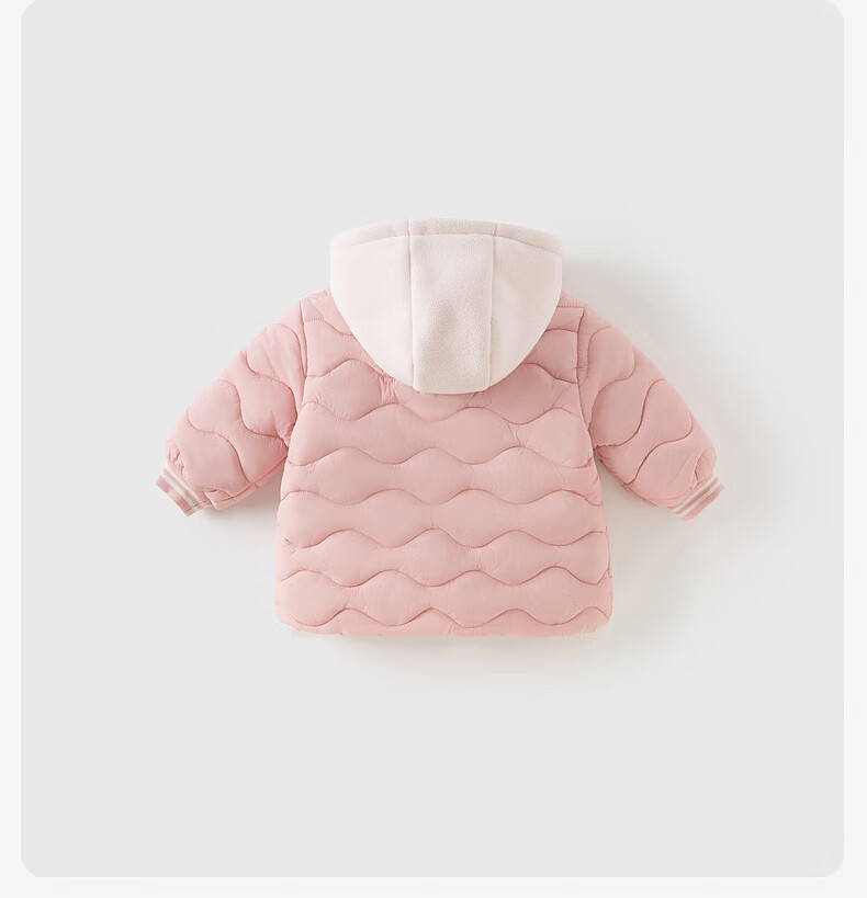 DAVE & BELLA Kids Patchwork Cotton Jacket Autumn Winter Boys Girls Water-Repellent Hooded Coat Class A 7