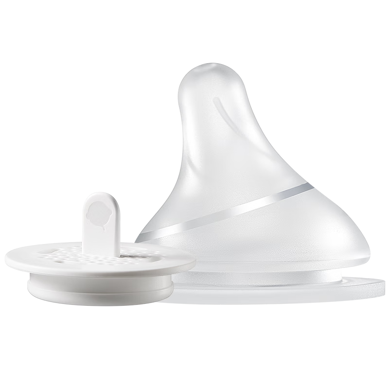 Babycare Pacifier Accessory Ultra-Filter Bottle Nipple Angled Imitation Breast Anti-Choke Silicone Nipple L-Shaped 6-12 Months