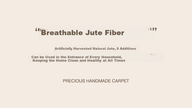Dajiang Natural Sisal Entrance Mat, Doorway Rug, Foyer Carpet, Handwoven Entrance Mat, 60x90cm 6
