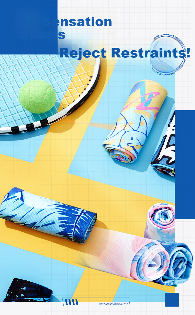 361° Quick-Dry Sports Towel Fitness Running Swimming Sweat-Absorbent Cooling Towel 1