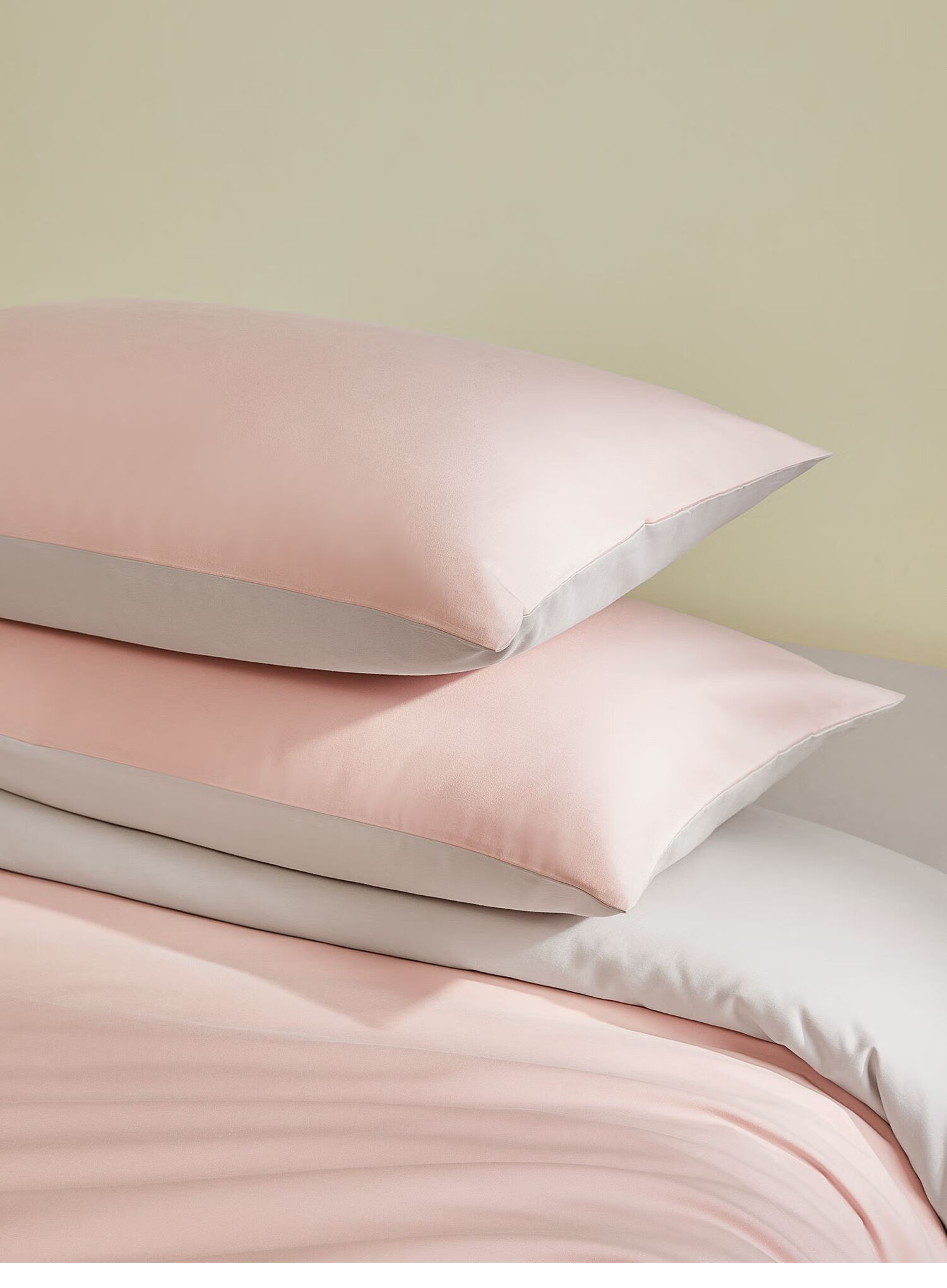 MIDO HOUSE Mingdu Bedding, Pure Cotton Brushed Four-Piece Set, All-Season Bed Sheet And Duvet Cover, 100 Thread Count A-Class Four-Piece Set, 200X230 Cm, Sunset Purple 7
