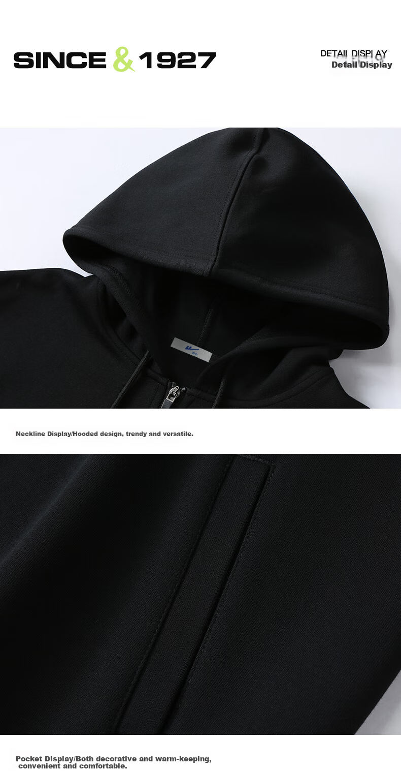 Warrior Hoodie Jacket for Men, Versatile Spring And Autumn Loose Casual Knit Cardigan Sweatshirt Sports Outerwear 24