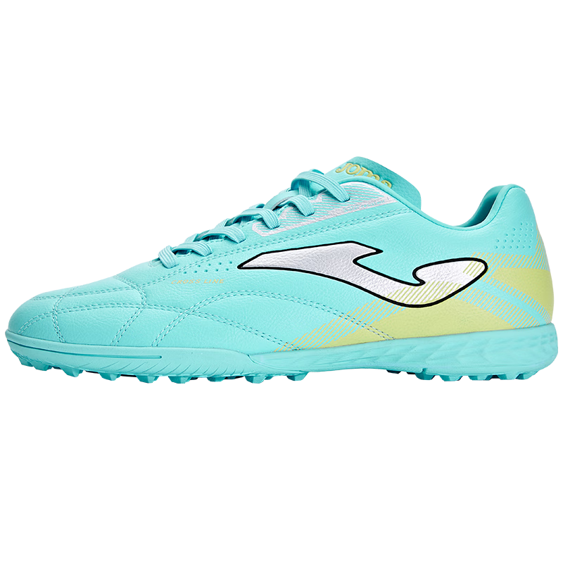 JOMA Men's Football Shoes TF Turf Studs Non-slip Wear-resistant Breathable Professional Match-grade Soccer Training Shoes Lake Blue 42
