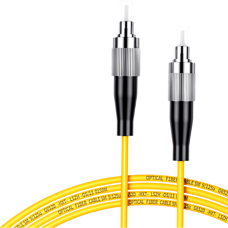 ZLEUE Fiber Optic Patch Cable, Telecom-Grade FC-FC Single-Mode Single-Core, Low Smoke Zero Halogen Environmentally Friendly Fiber Optic Cable, Indoor Fiber Optic Cable, Transceiver Pigtail, 1 Meter, Q0-FCFC01