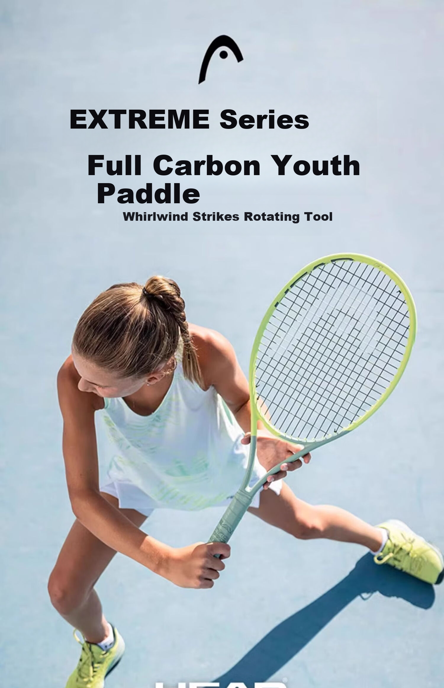 HEAD Full Carbon Tennis Racket Youth Beginner Full Carbon Tennis Racket 6