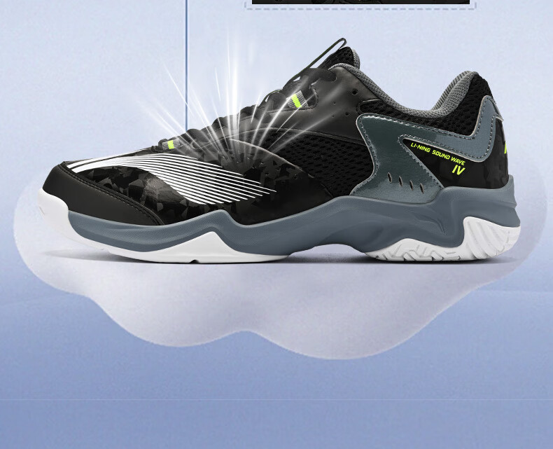 LI-NING Badminton Shoes Yinlang IV Unisex Competition Training Sports Shoes Non-slip Durable Breathable Comfortable 5
