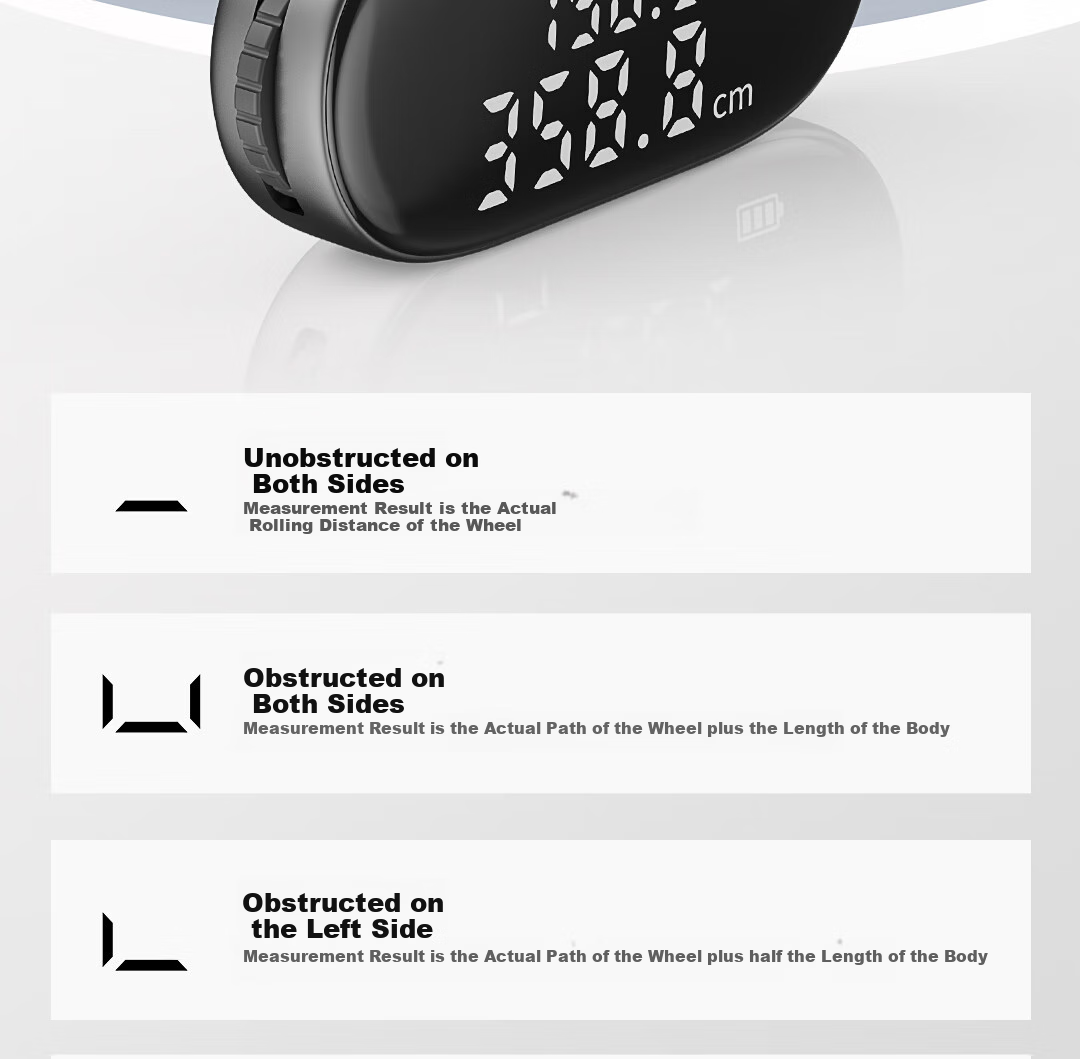 DUKA Electronic Distance Measuring Wheel High-Precision Flat and Curved Surface Type-C Rechargeable Measuring Tool Xiao Q 8