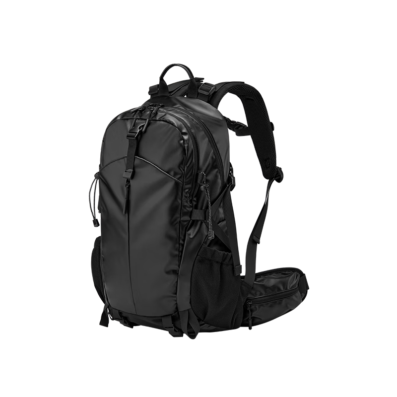 JD Jingzao Waterproof Professional Hiking Backpack Large Capacity Outdoor Travel Shoulder Bag Black 37L