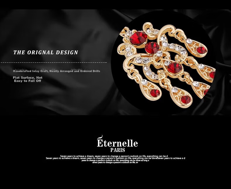 Eternelle European And American Original Design Earrings for Women, Elegant Internet Celebrity Versatile High-End Retro Style Ear Jewelry 10