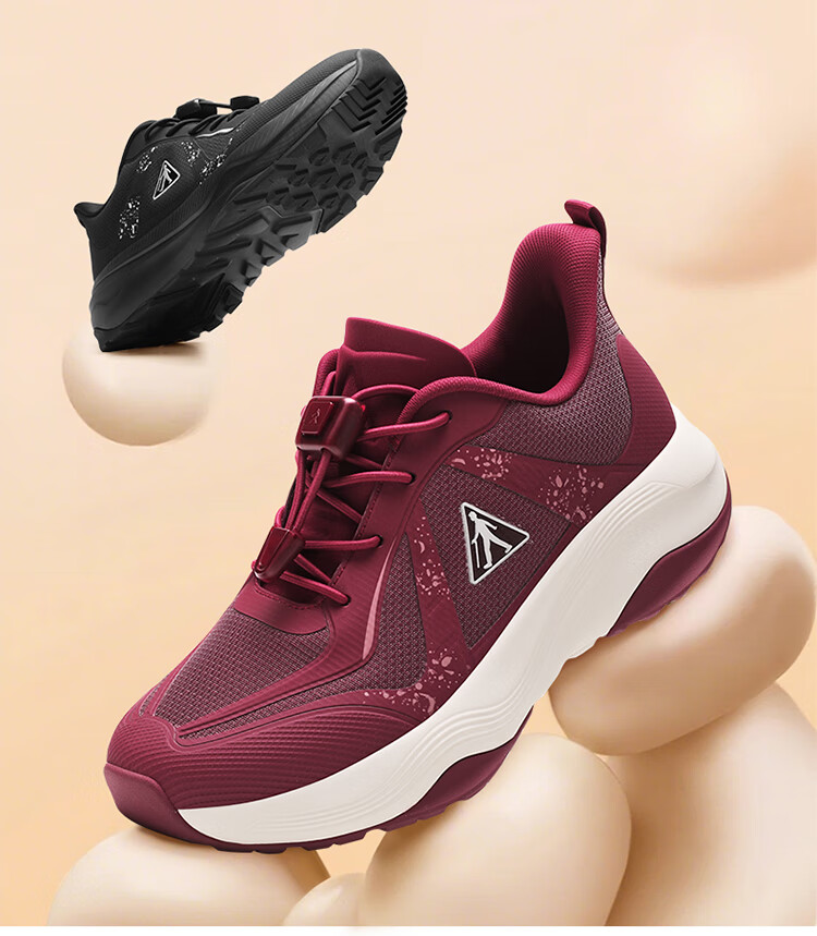 Zulijian Non-Slip Elderly Women's Shoes Mid-Aged and Senior Mom Autumn Winter Walking Outdoor Sports Casual Shoes Gift for Elders 1