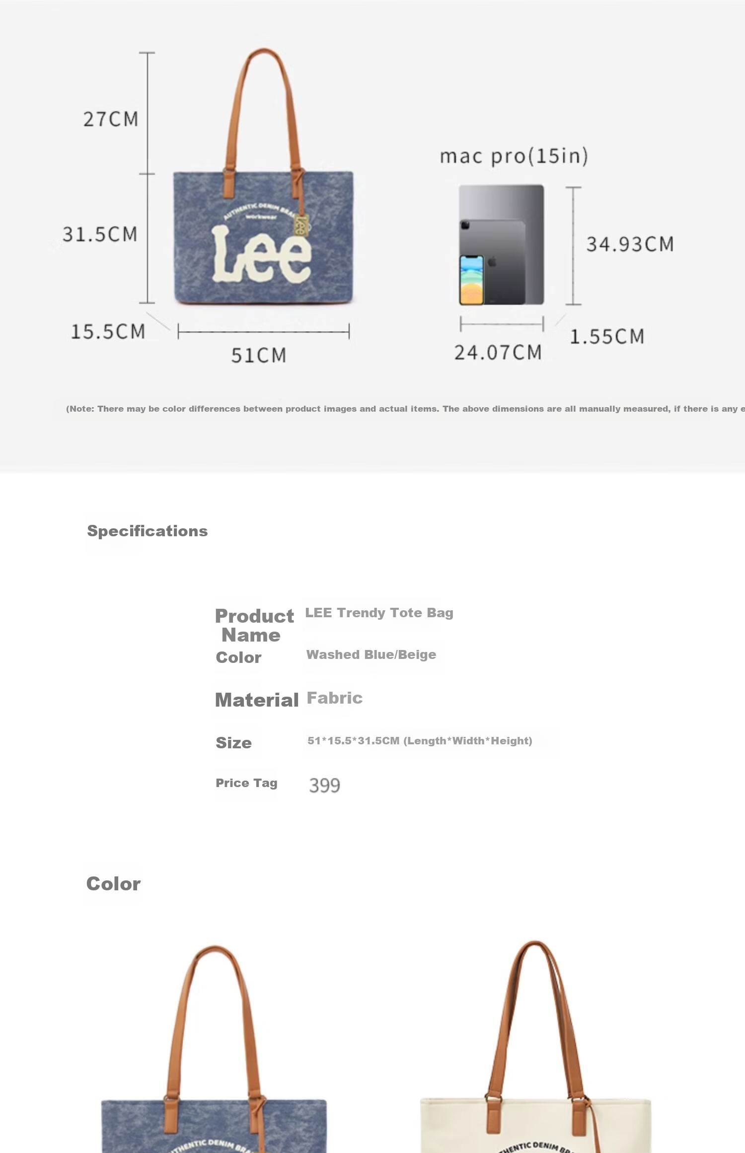 Lee Tote Bag, Women's Trendy Crossbody Shoulder Bag, Handheld Laptop Bag, School Commute Bag, Birthday Gift 5