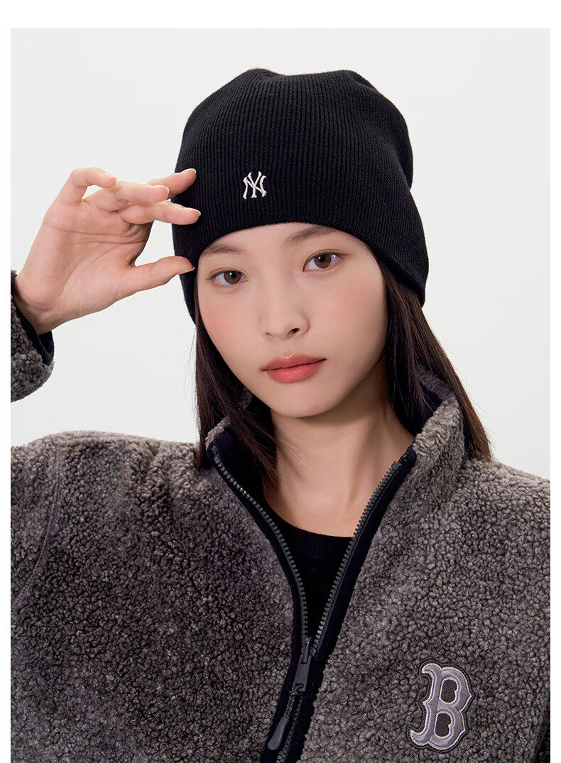 MLB Unisex Knit Beanie Hat 25 Autumn Winter New Woolen Comfortable Cap 3ABNB0456-43CRS-F 7