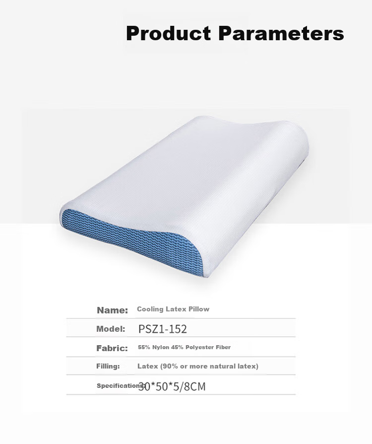 DeRUCCI Pusu 93% Children's Latex Pillow for Ages 6-12, Imported from Thailand, Natural Pillow for Teenagers 10-15 Years Old, Low Profile Pillow for Students 11