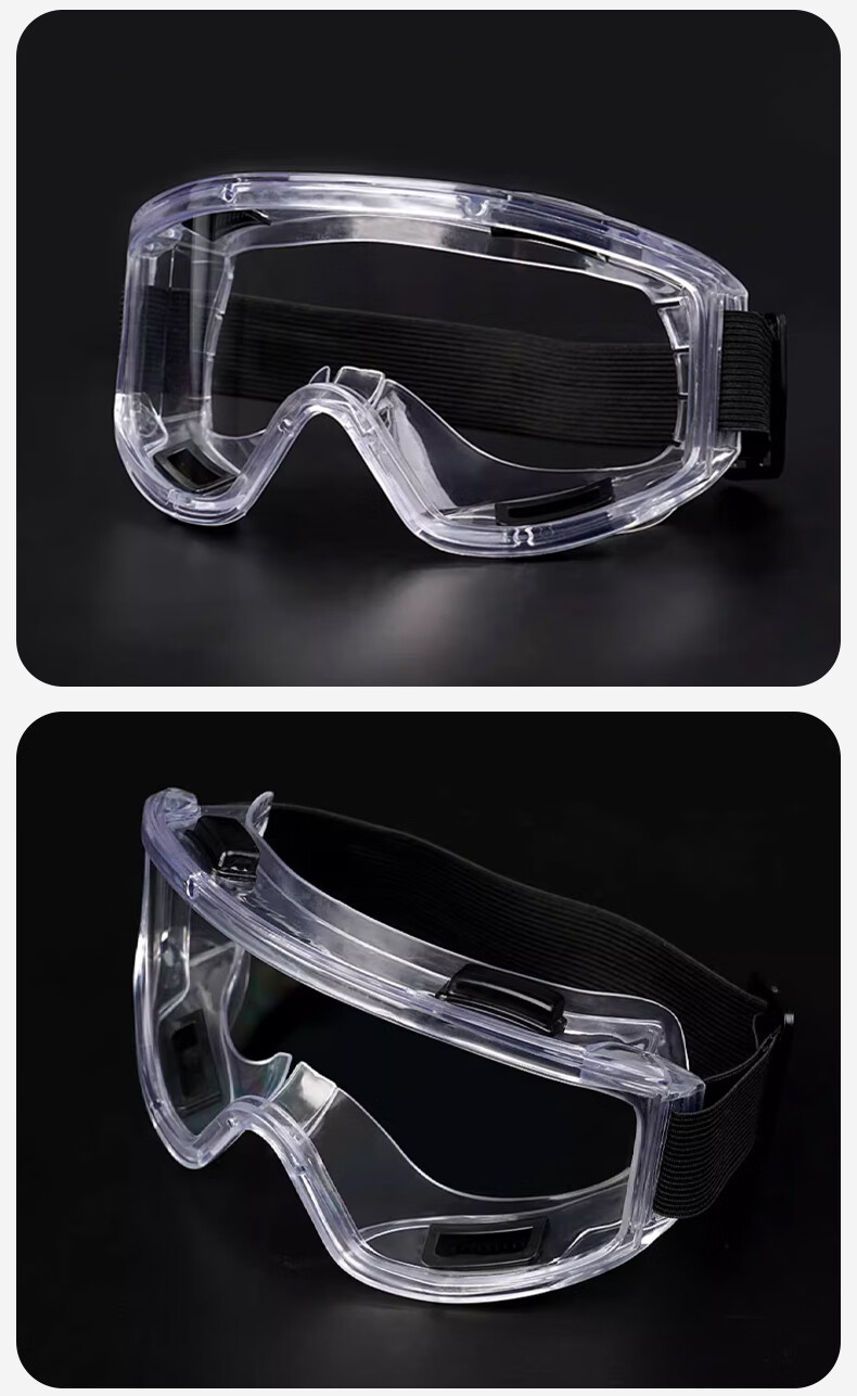 Mandelay Protective Goggles Dustproof Safety Glasses Industrial Cutting Splash-proof Anti-fog Windproof Drifting Eyewear for Nearsighted Users 15