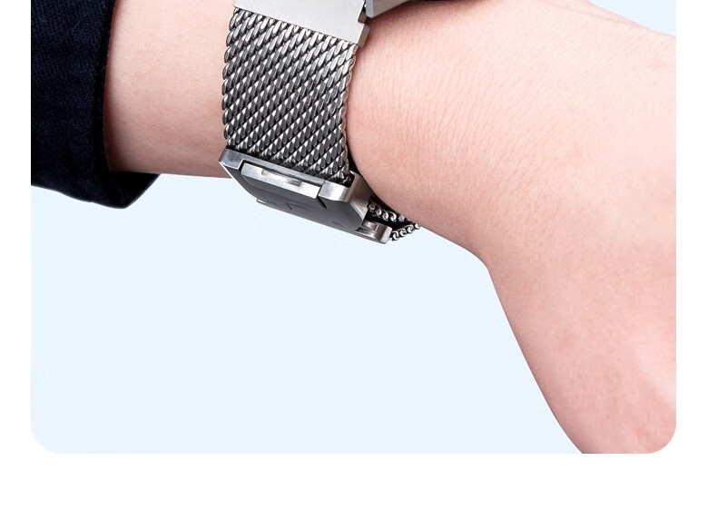 XUANDAI Full Titanium Milanese Watch Strap Compatible with Huawei GT6, GT5 Pro, Watch 3, GT4, Watch 4 Pro, Parachute Buckle, Ultra-Light Pure Titanium Premium Accessories 9